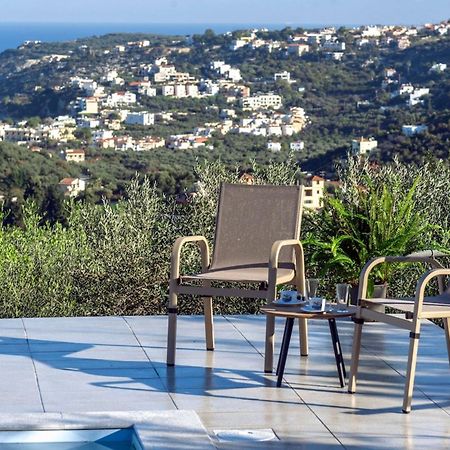 Villa Konstantinos Hilltop Vineyard Escape Almirida Exterior foto
