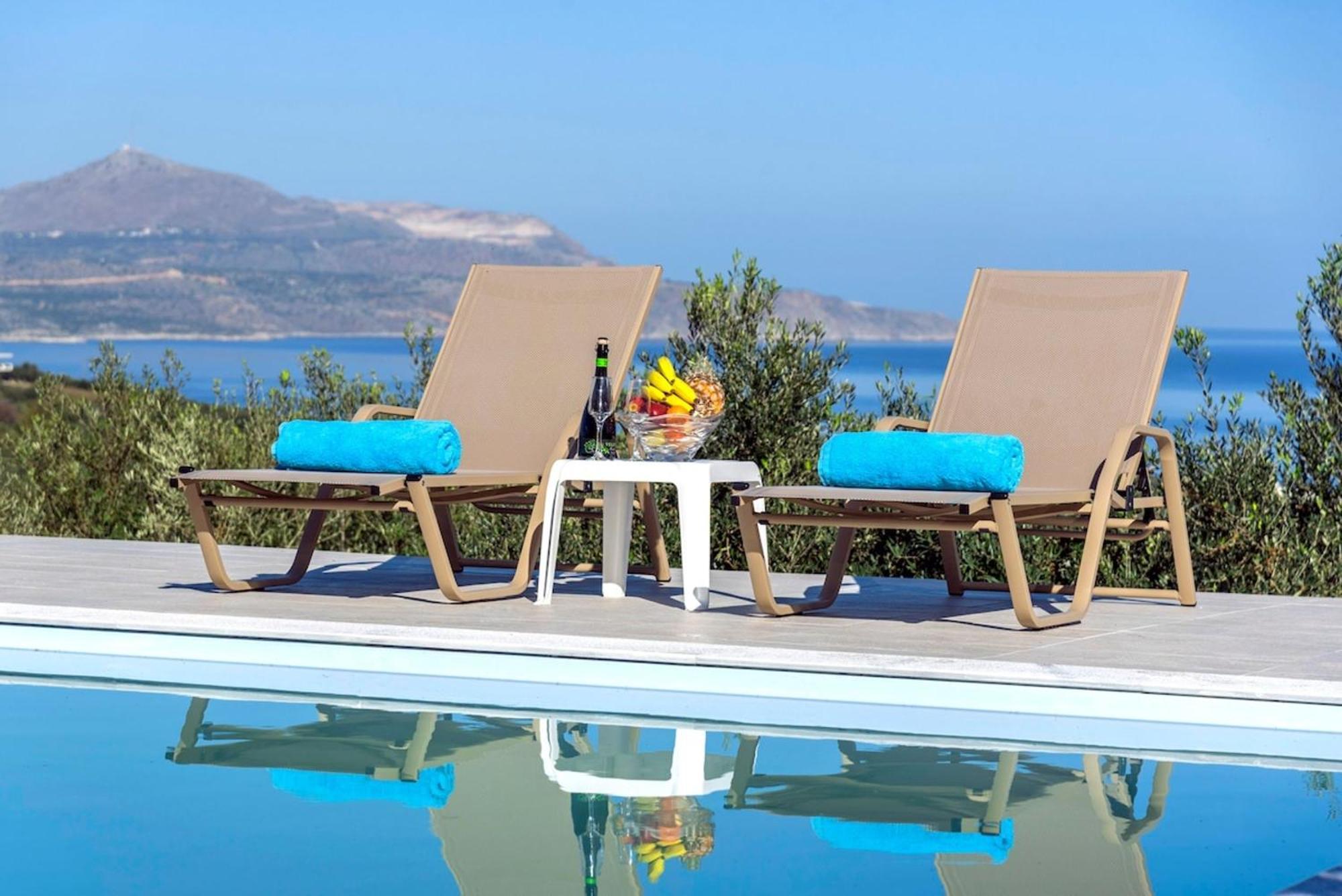Villa Konstantinos Hilltop Vineyard Escape Almirida Exterior foto
