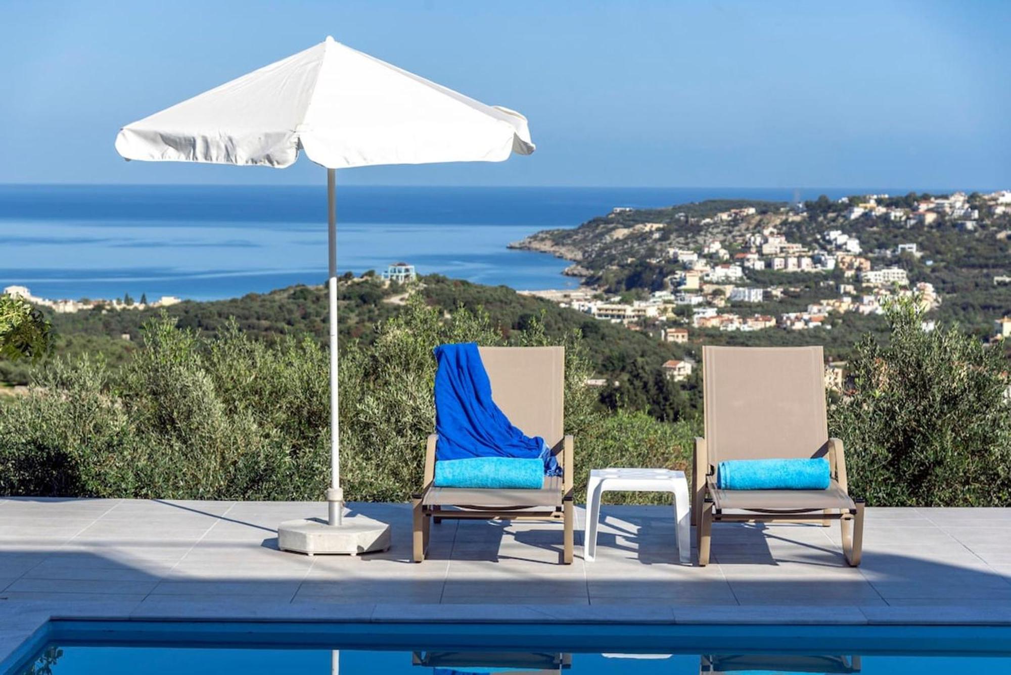 Villa Konstantinos Hilltop Vineyard Escape Almirida Exterior foto