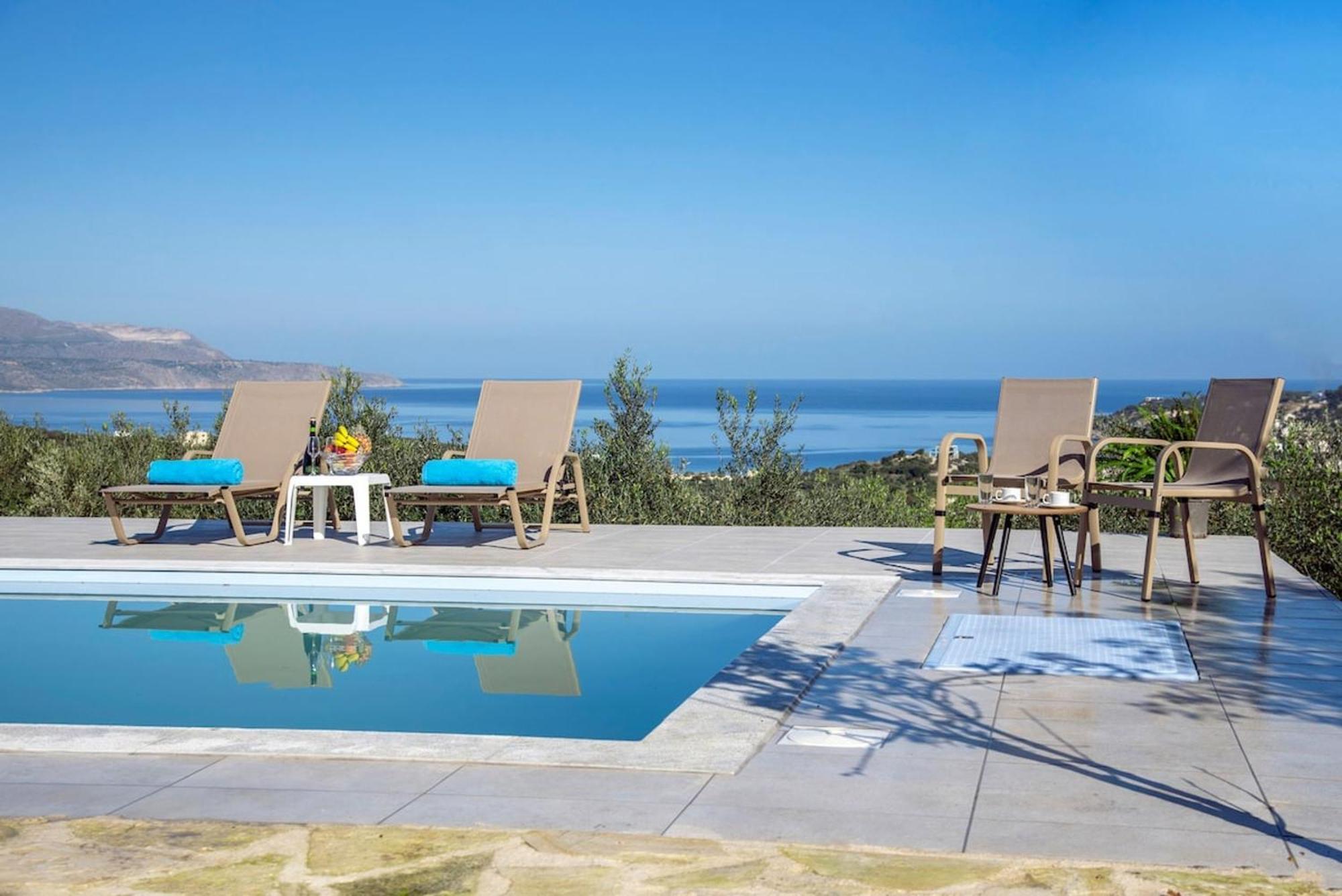 Villa Konstantinos Hilltop Vineyard Escape Almirida Exterior foto