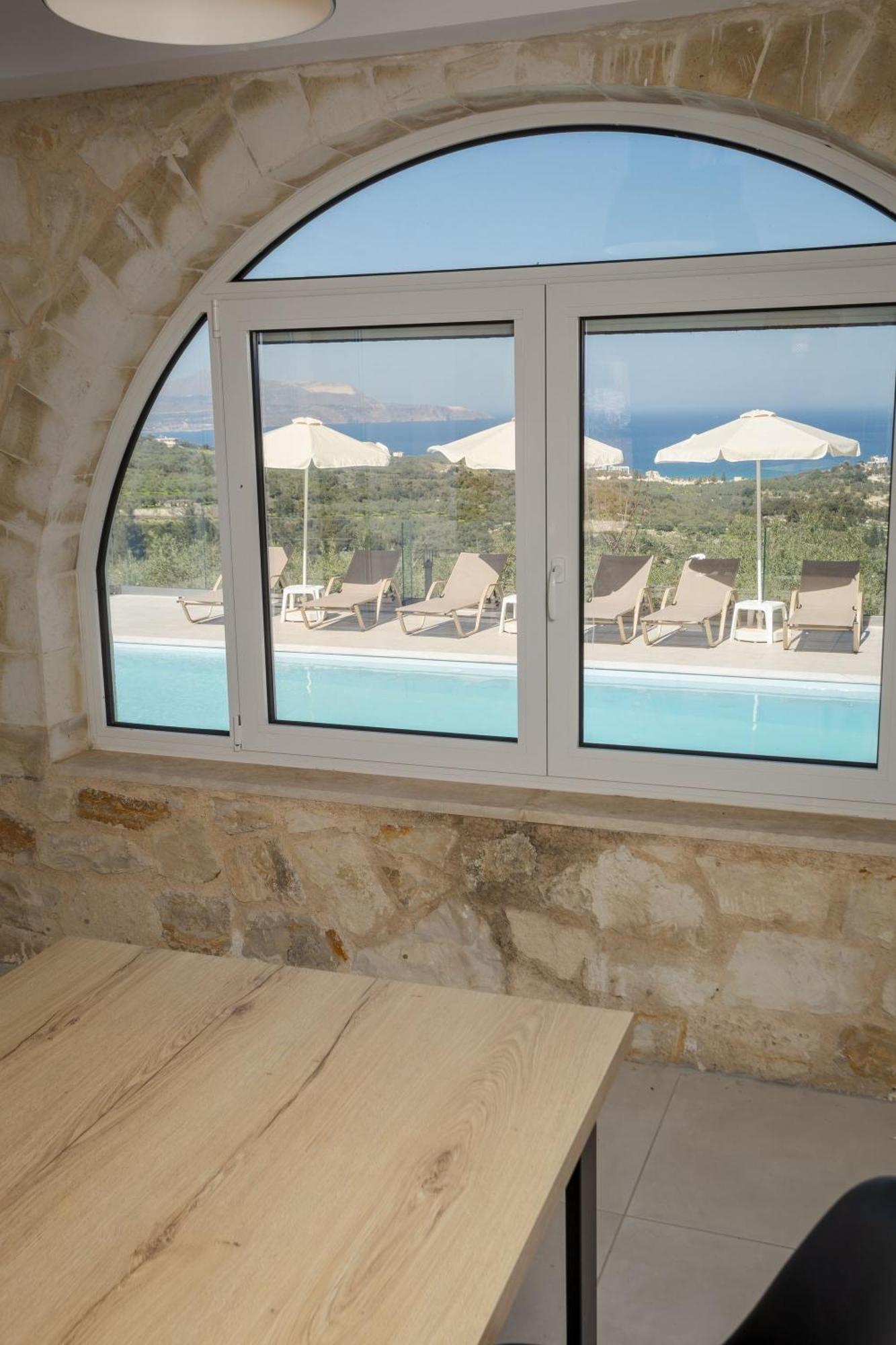 Villa Konstantinos Hilltop Vineyard Escape Almirida Exterior foto