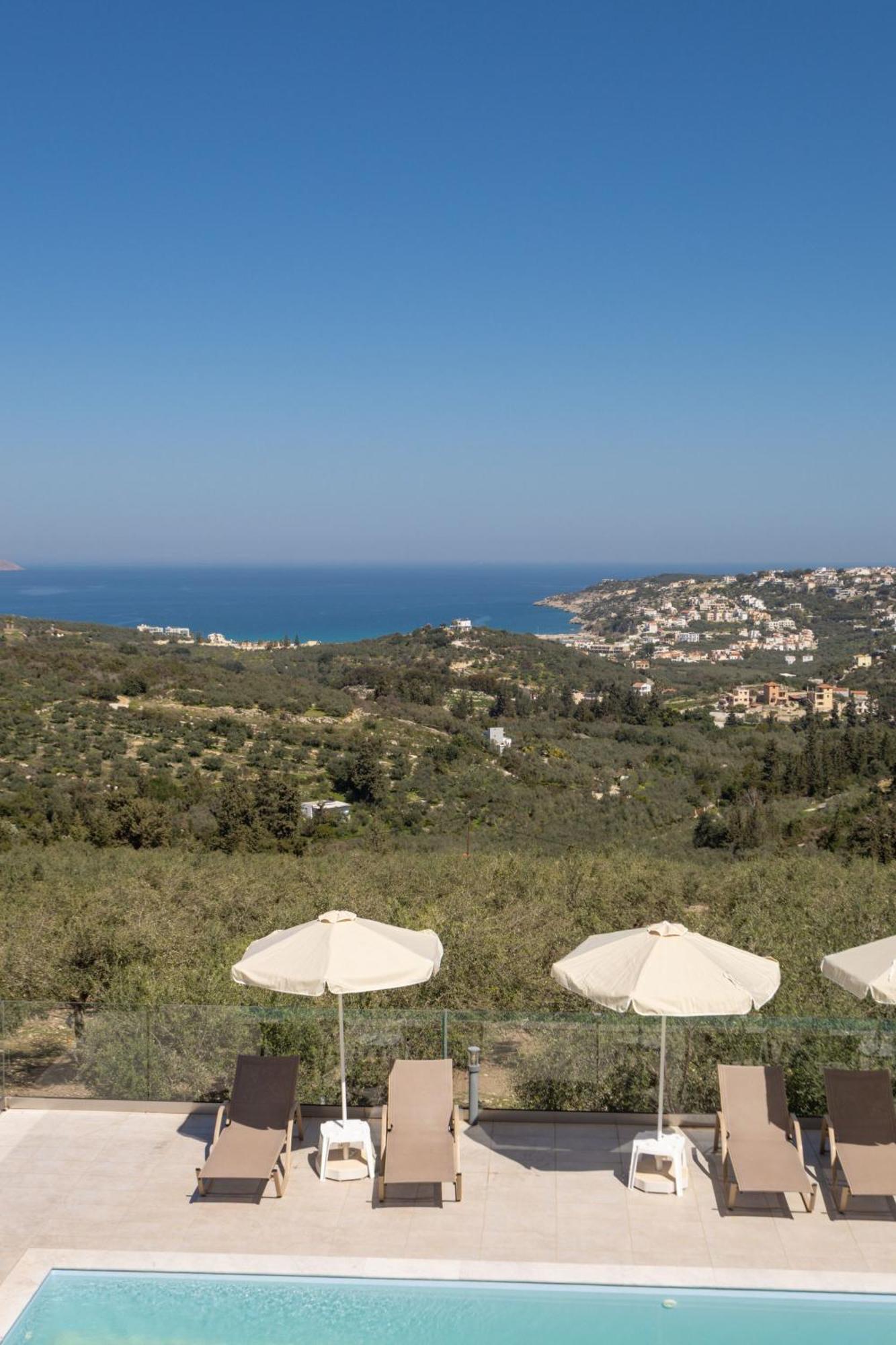 Villa Konstantinos Hilltop Vineyard Escape Almirida Exterior foto
